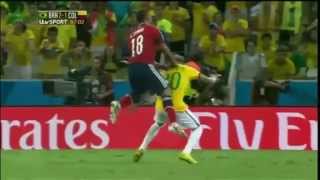 "Neymar Jr FIFA Brazil 2014 Injured" "7-4-2014" (VIDEO)