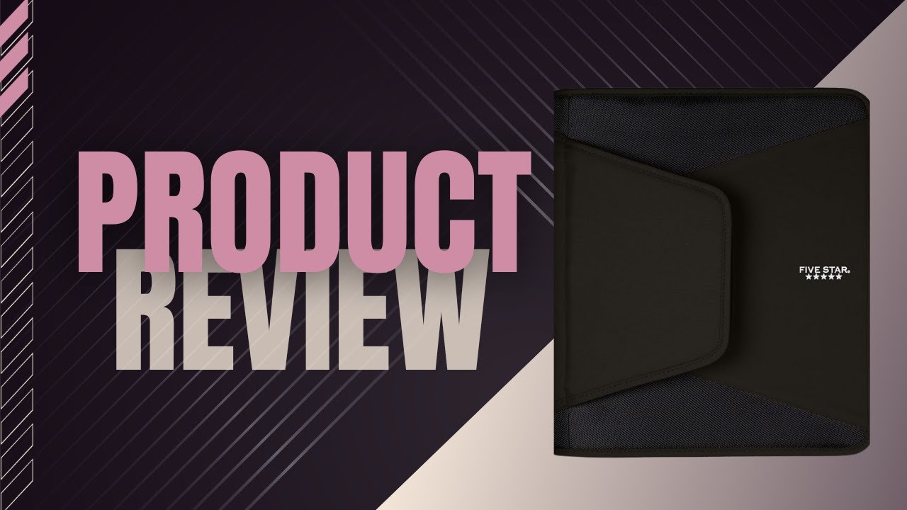 Five Star 1-1/2 inch zipper binder, 3 Ring Binder