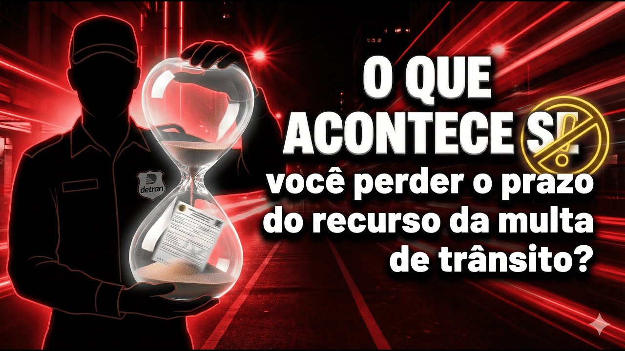 O que acontece se você perder o prazo do recurso da multa de trânsito?