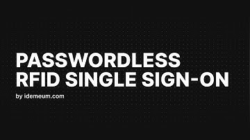 Passwordless RFID Single Sign On for Windows computers and applications