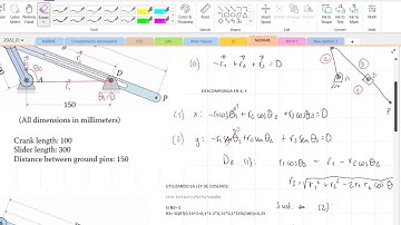 M2004B: 3bar vector loop analysis