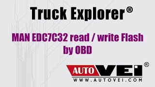 MAN truck EDC7C32 Read / Write FLASH by OBD