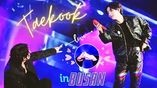 Taekook in YTC Busan Can't Stay Apart from Each Other [Rehearsals + Concert Taekook Moments]