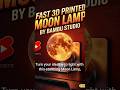 Would you believe this Moon Lamp was sliced and printed using just an Android phone? 🌙📱"#3dprinting