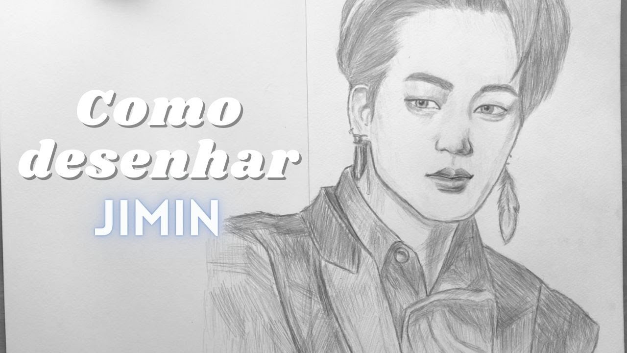 COMO DESENHAR JIMIN DO BTS?