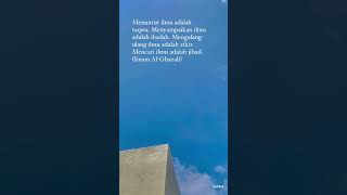 Menuntut Ilmu  Imam Alghazali