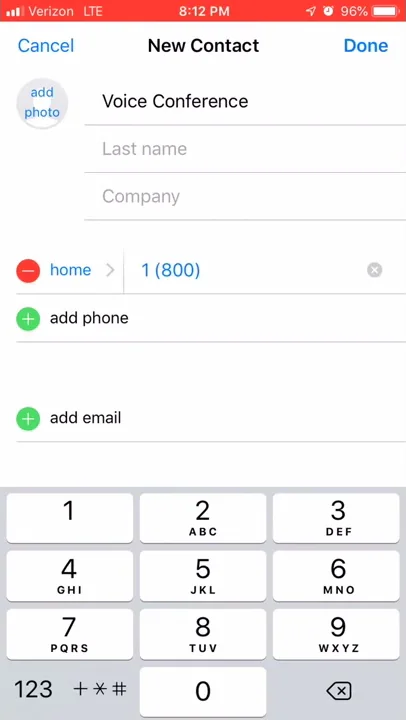 iPhone: How to One Touch Auto Dial an extension & pound # Sign