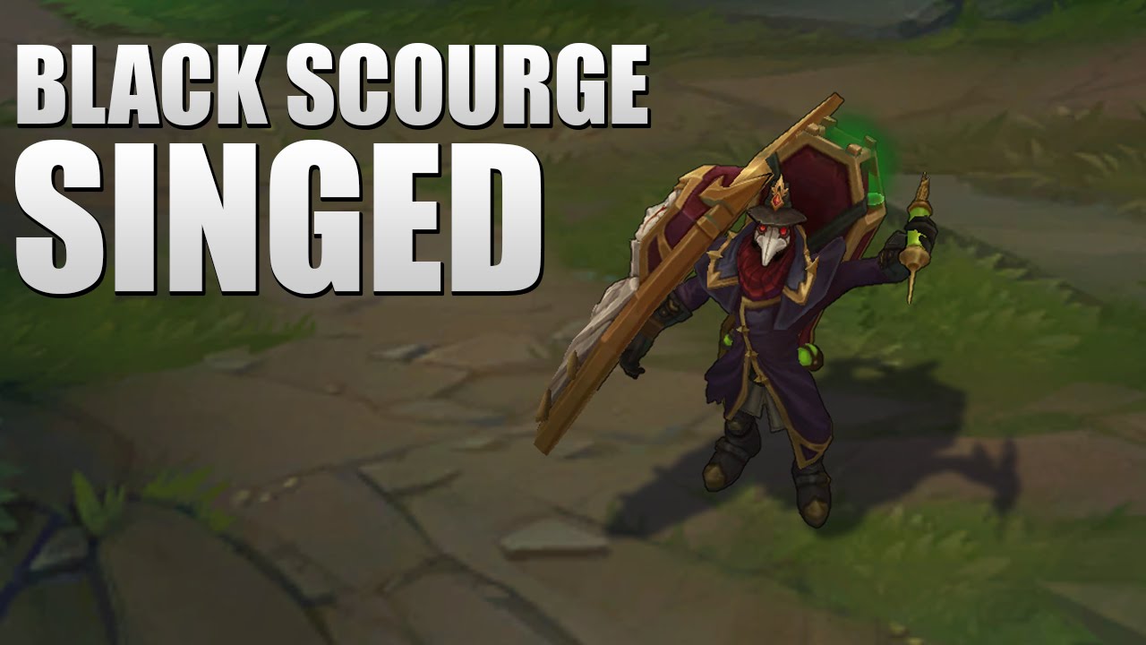 BLACK SCOURGE SINGED - New skin LoL