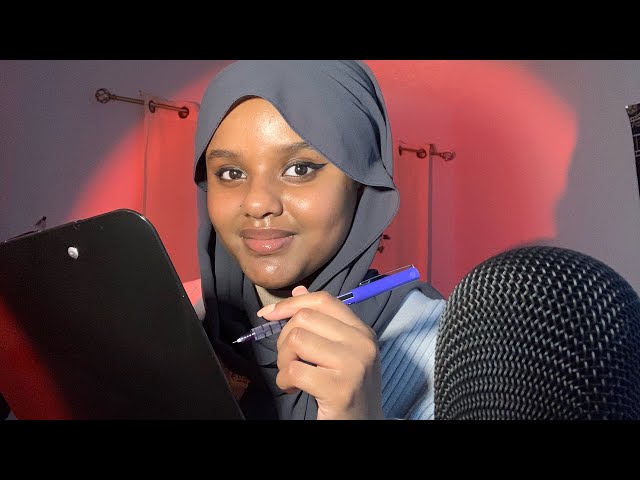 ASMR Asking You Strange Questions + Writing Sounds