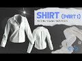 Creating a Shirt in Clo3D Part 1 (Patterns, Sewing, and Arranging the Collar)