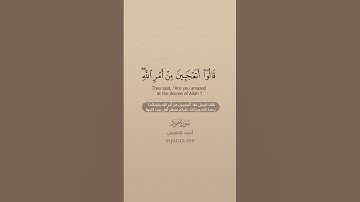سورة هود [ 72 - 73 ] ~ القارئ أحمد النفيس