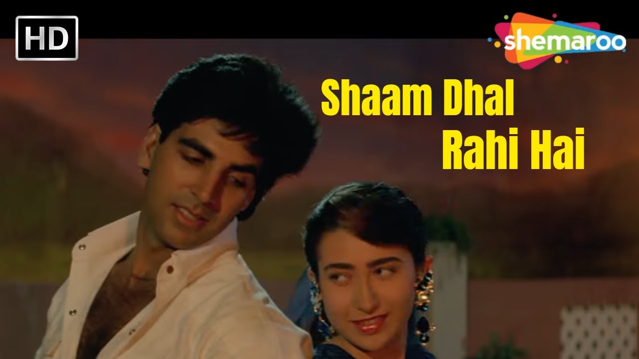 Shaam Dhal Rahi Hai  Maidan E Jung 1995  Akshay Kumar  Karisma Kapoor  HD Romantic Song
