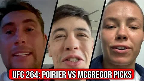 UFC 264: Dustin Poirier vs. Conor McGregor Trilogy UFC Fighters Last Minute Picks and Predictions