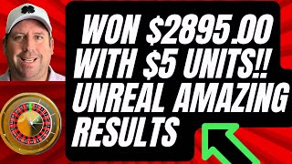 WON $2895.00 PLAYING ROULETTE WITH $5 UNITS!! WOW #best #viralvideo #gaming #money #business #trend