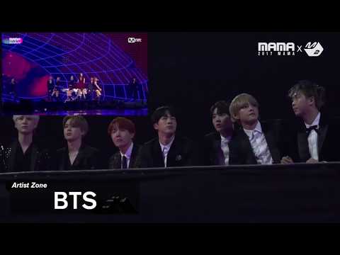 [ 2017MAMA ] BTS REACTION TO SUNMI'S GASHINA