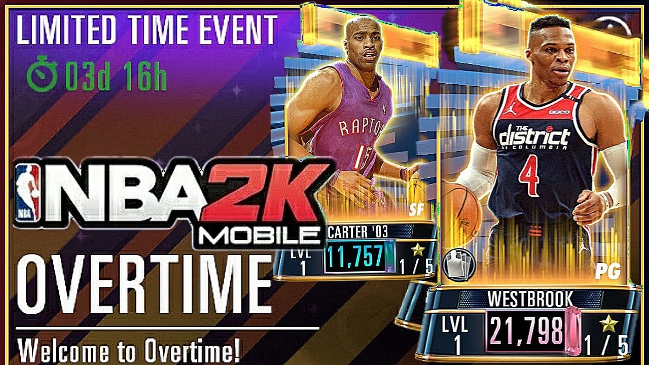 GRINDING THE OVERTIME EVENT LIVE IN NBA 2K MOBILE