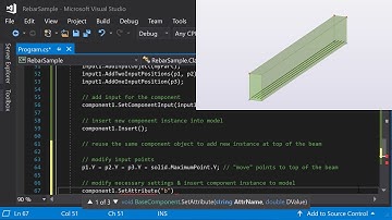 Tekla Open API: Build an App That Creates Rebars and Stirrups