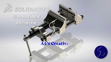 Drill Press Vise_Solidworks Motion Study Animation