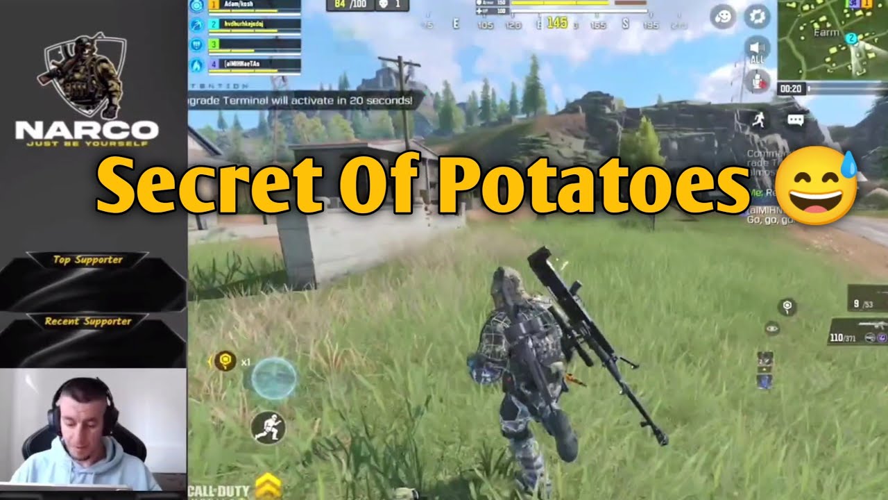 CoD Narco Become Bot For 1 Day In Season 9 And Reveals Potatoes Secret ...