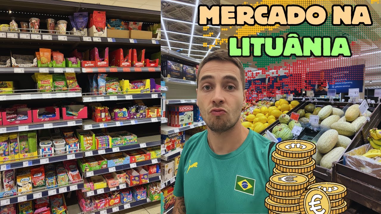 🛒 SUPERMERCADO na LITUÂNIA: Preços e Produtos 🇱🇹