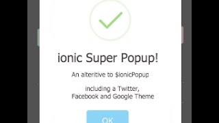 Famous ionicSuperPopup plugin demo Wealth