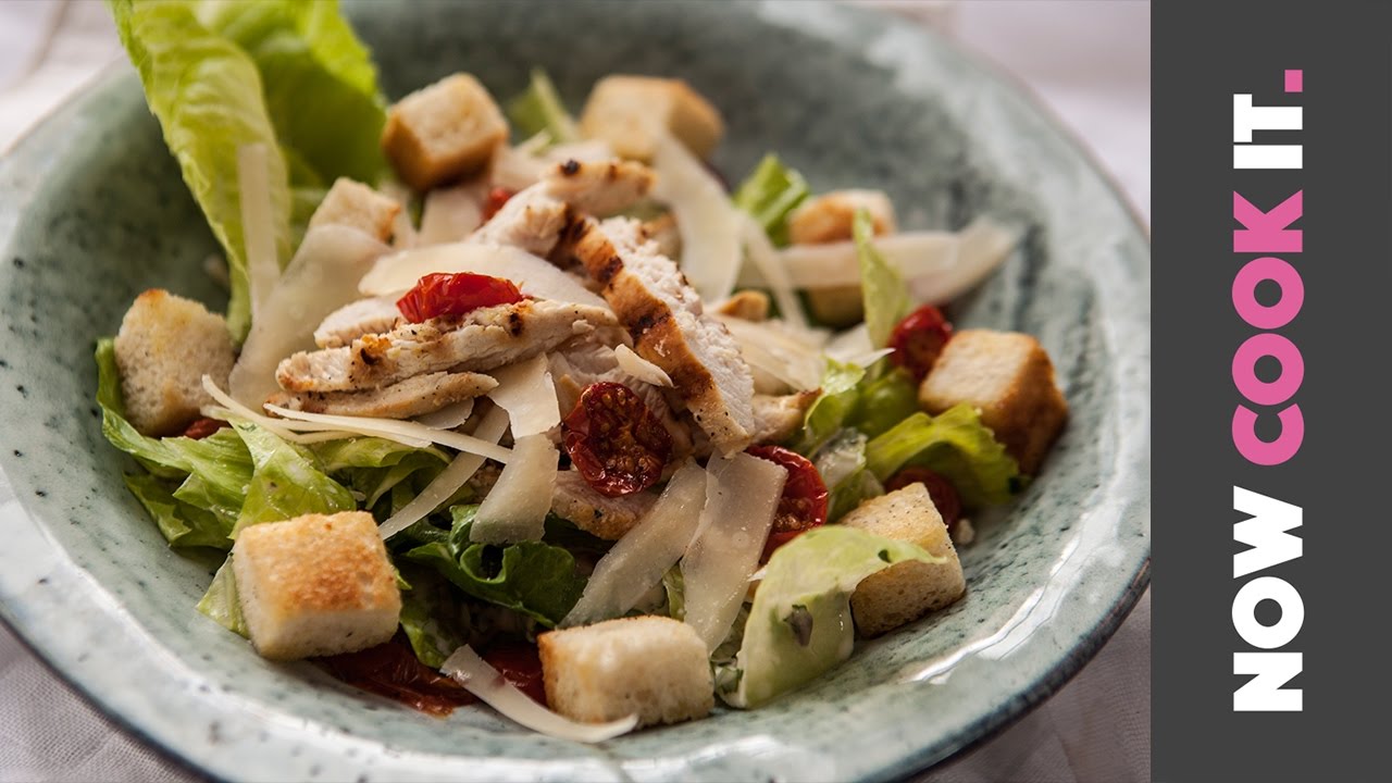 Chicken Caesar Salad Recipe | Now Cook It | Sorted Food