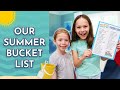 Making a Summer Bucket List for the Family