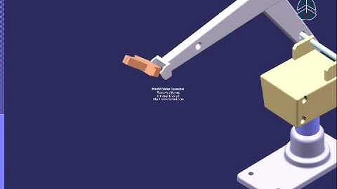 Catia design of Pick And Place robot