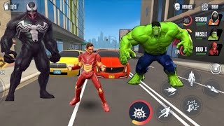 Hulk, Spiderman, Captain America, Ironman || Marvel - Avengers - Spider Fighter 3