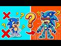 Sonic Evolución: ¡No Way! o Adulto, ¿quién gana? 🧩 | ¡juego De Armar Personajes!