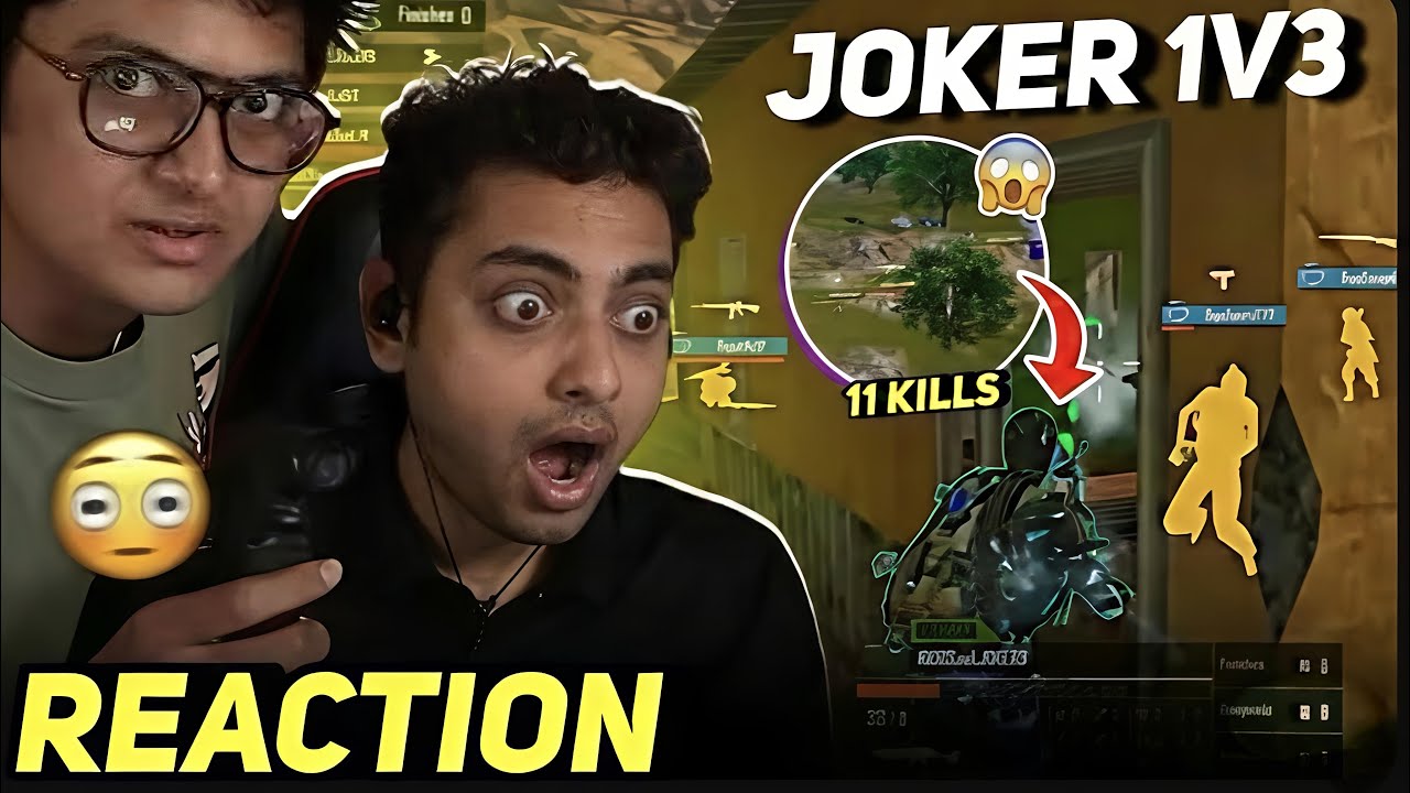 Joker Crazy 1v3 & SouL 11 Finishes😳 | BGIS Reaction - YouTube