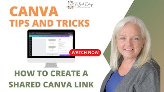 Learn How to Create a Shared Canva Template Link | Canva Tutorial for Laptop and Desktop Computers