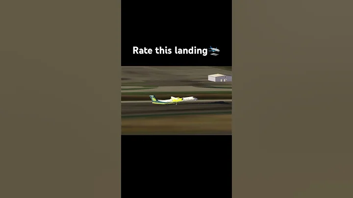dash 8 q400 landing #automobile #aviation #commercialaircraft #pilot #flightsimulator #reels