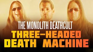 The Monolith Deathcult - Three-Headed Death Machine (OFFICIAL LYRIC VIDEO)