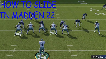 HOW TO SLIDE OR FALL DOWN IN MADDEN 22 - MADDEN 22 GAMEPLAY