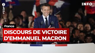 Présidentielle française : le discours de victoire d'Emmanuel Macron - RTBF Info