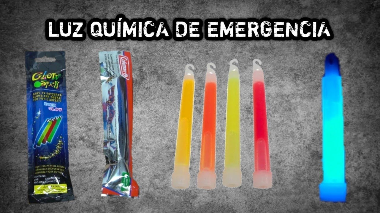 LUZ QUÍMICA DE EMERGENCIA O BARRA LUMINOSA