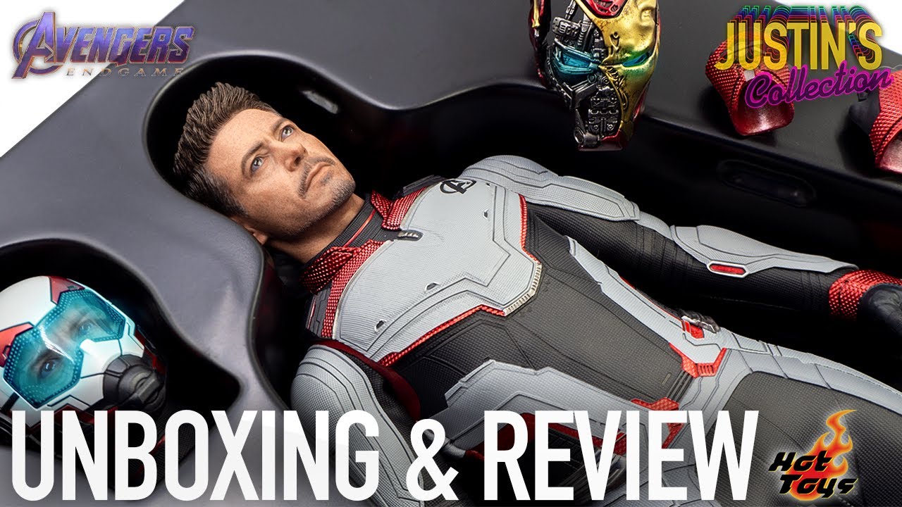Hot Toys Iron Man / Tony Stark Team Suit Avengers Endgame Unboxing ...