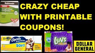 Dollar General Instant Savings =CHEAP Diapers & Toilet Paper Using Printable Coupons & Digital