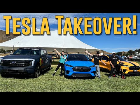 Ford EVs Join Tesla Takeover 2023!