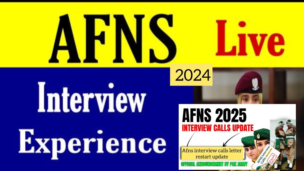 Afns interview experience 2024 | Afns student interview experience ...