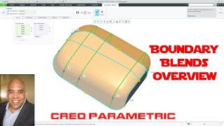 Creo Parametric  Boundary Blends  Surfacing