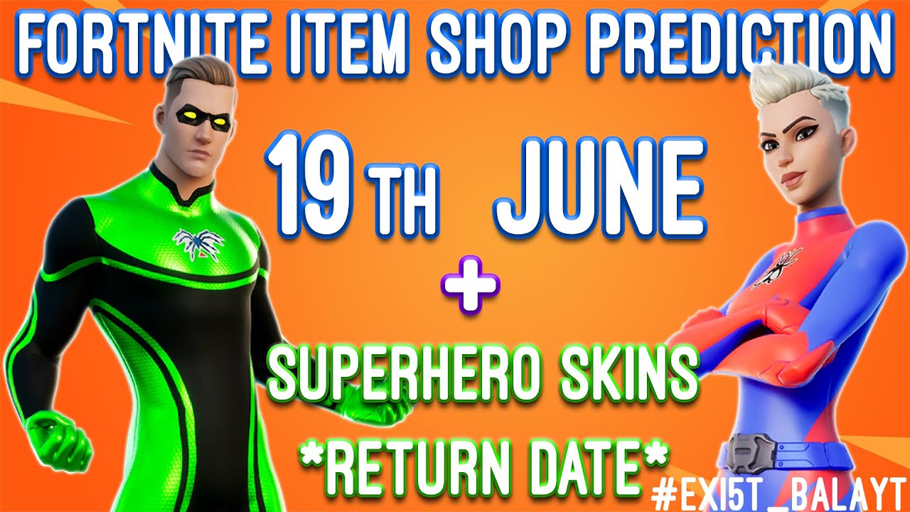 Superhero Skins *Return* Release Date and Updates | June 17th 2021 ...