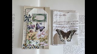 #the100dayproject | book page pockets with a flip variation | DAY 25
