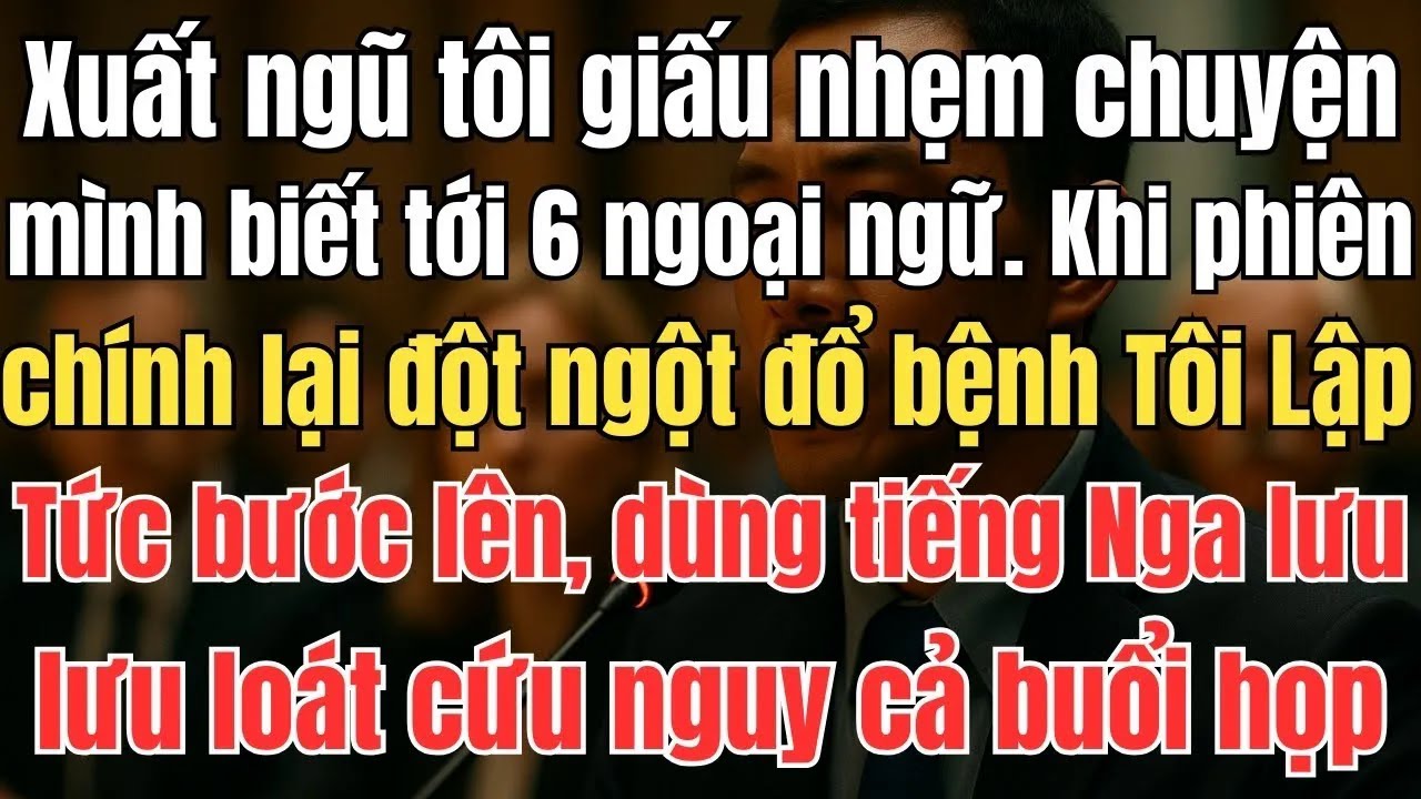 Xuất ngũ tôi giấu nhẹm chuyện mình biết tới 6 ngoại ngữ. Khi phiên dịch chính lại đột ngột đổ bệnh