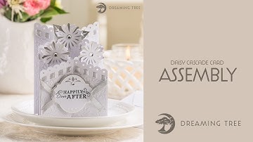 SVG File - Daisy Cascade Card - Assembly Tutorial (For Cricut, Silhouette, and ScanNCut)