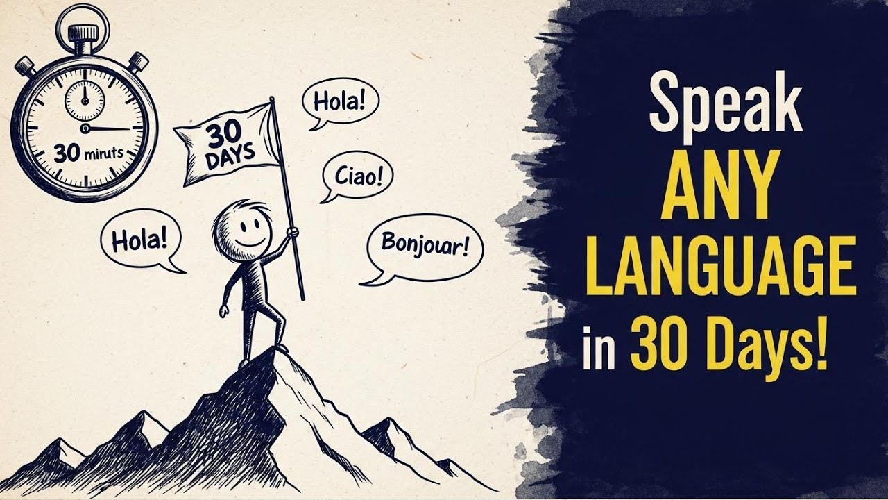 Learn ANY Language in 30 Days (The Secret Polyglot Method)