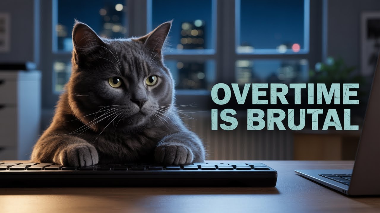 This Cat Wants a Day Off So Bad!