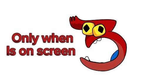 Number lore 3 but only when 3 is on screen