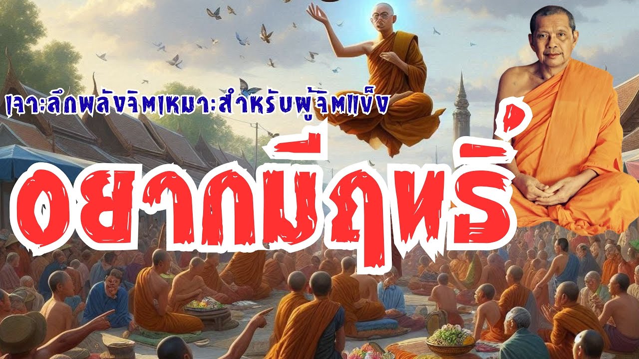 อยากมีฤทธิ์ต้องฟัง ปริศนาลับเหมาะสำหรับผู้จิตแข็งเจาะลึกพลังจิต— โดย หลวงพ่อฤๅษีลิงดำ วัดท่าซุง